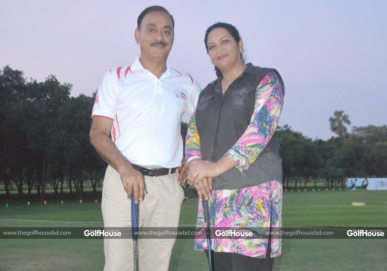 Army_Lieutenant_colonel_Faridul_Mahmud_(retd)_and_Mrs_Kusum Farid_the_golf_house_2017