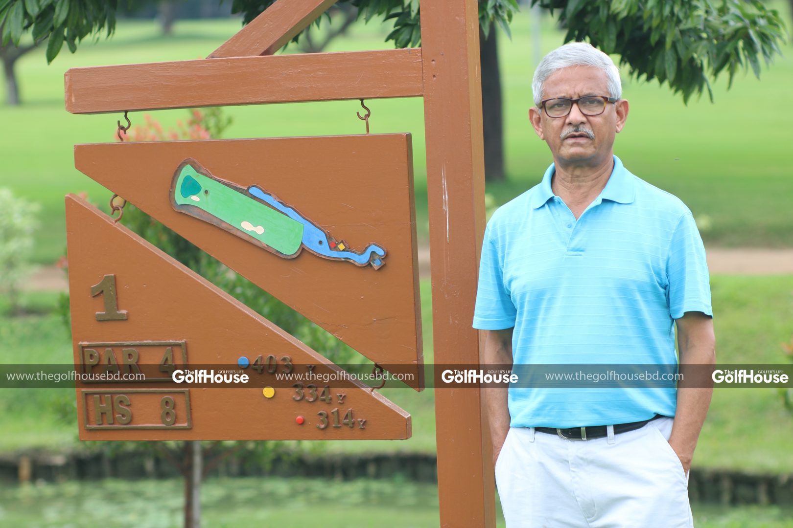 Hole # 1_ It’s_a_Par_4_hole_and_on_tee_off,_one_needs_to_carry_approximately_100_yards_over_the_water_towards_a_wide_open_fairway. 