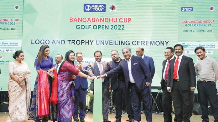 Logo Bangabandhu Cup Golf Open 2022 diluncurkan