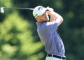 BRNO, CZECH REPUBLIC - JUNE 14: Tobias Jonsson of Sweden in action on day three of the Raiffeisenbank Golf Challenge 2025 at Kaskáda Golf Resort on June 14, 2025 in Brno, Czech Republic. (Photo by Jan Kruger/Getty Images)
