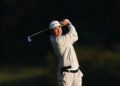 CHEONAN, SOUTH KOREA - OCTOBER 23: Haotong Li of China hits his second shot on the 10th hole during the first round of the Genesis Championship 2025 at Woo Jeong Hills Country Club on October 23, 2025 in Cheonan, South Korea. (Photo by Jan Kruger/Getty Images)